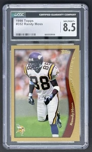 1998 Topps Randy Moss RC #352 CGC 8.5 - Picture 1 of 2