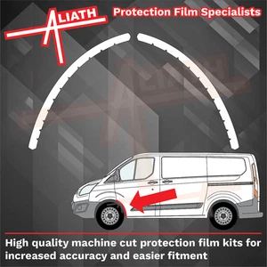 Fit Ford Transit Custom MK4 2014-23 Front Arch Stone Guard Paint Protection Film - Picture 1 of 3