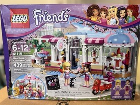 LEGO Friends: Heartlake Cupcake Cafe (41119) w/ FREE GIFT - BRAND NEW, SEALED