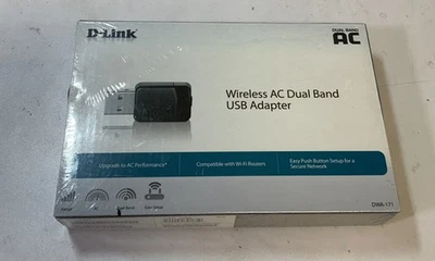 D-Link DWA-171 Wireless Dual Band USB Wi-Fi Network Adapter, Black "C7E" - Image 1 of 4