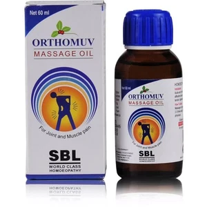 SBL Orthomuv Massage Oil 60ml Joint, Muscular, Stiffness, Neck, Back, Knee Pain - Bild 1 von 3