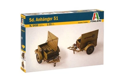 1:35 Italeri Sd. Anhanger 51 Kit IT6450 Modellino - Immagine 1 di 2