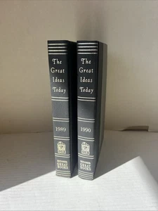 The Great Ideas Today 1989 & 1990 - Britannica Great Books (hardcover) READ - Picture 1 of 9