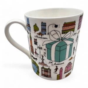 Tiffany & Co. Mug Coffee Cup 5th Avenue New York City Manhattan Landmarks 13 oz - Picture 1 of 13