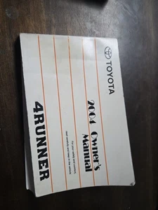 04 2004 Toyota 4Runner OEM Owners Manual - Bild 1 von 8