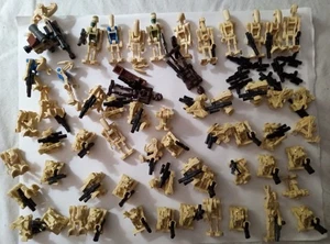 lotto di 58:26 minifigure LEGO Star Wars B1 droide da battaglia + 32 minifigure senza marchio - Foto 1 di 5