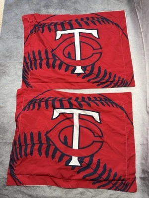 Funda de almohada Minnesota Twins Northwest pieza de ropa de cama LOTE DE 2 piezas MLB Foto 1 de 4