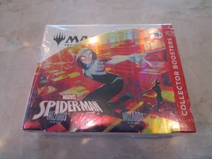NEU Magic The Gathering Marvels Spider-Man Collector Booster Box 12 Packs Sealed - Bild 1 von 3