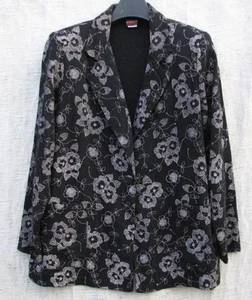 L Rayon Blend Tudor Court Haband SPRING Jacket Blazer~$5.50 SHIP~MADE IN USA~NEW - Picture 1 of 1