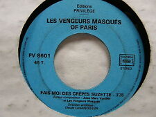 LES VENGEURS MASQUES OF PARIS Fais moi des crepes SuZEtte PV 8601 PROMO MONOFACE