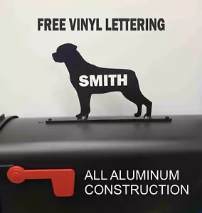 ROTTWEILER MAILBOX TOPPER MB47 - Picture 1 of 5