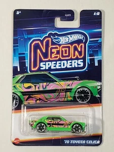 Hot Wheels Neon Speeders 70 Toyota Celia escala 1/64 - Imagen 1 de 11