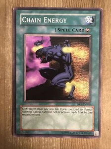 Chain Energy - DB1-EN030 - Common - Unlimited Edition x1 - Moderately Played - Picture 1 of 2
