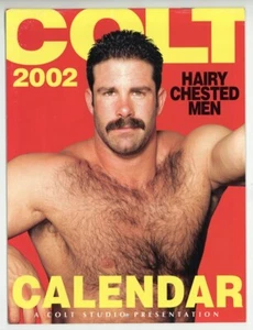 Colt Studio Hairy Chested Men 2002 Mike West Pete Kuzek Gay Calendar M36016 - Picture 1 of 1