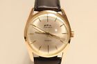 VINTAGE RARE SWISS CLASSIC PINK GOLD PLATED MEN'S MECHANICAL WATCH 