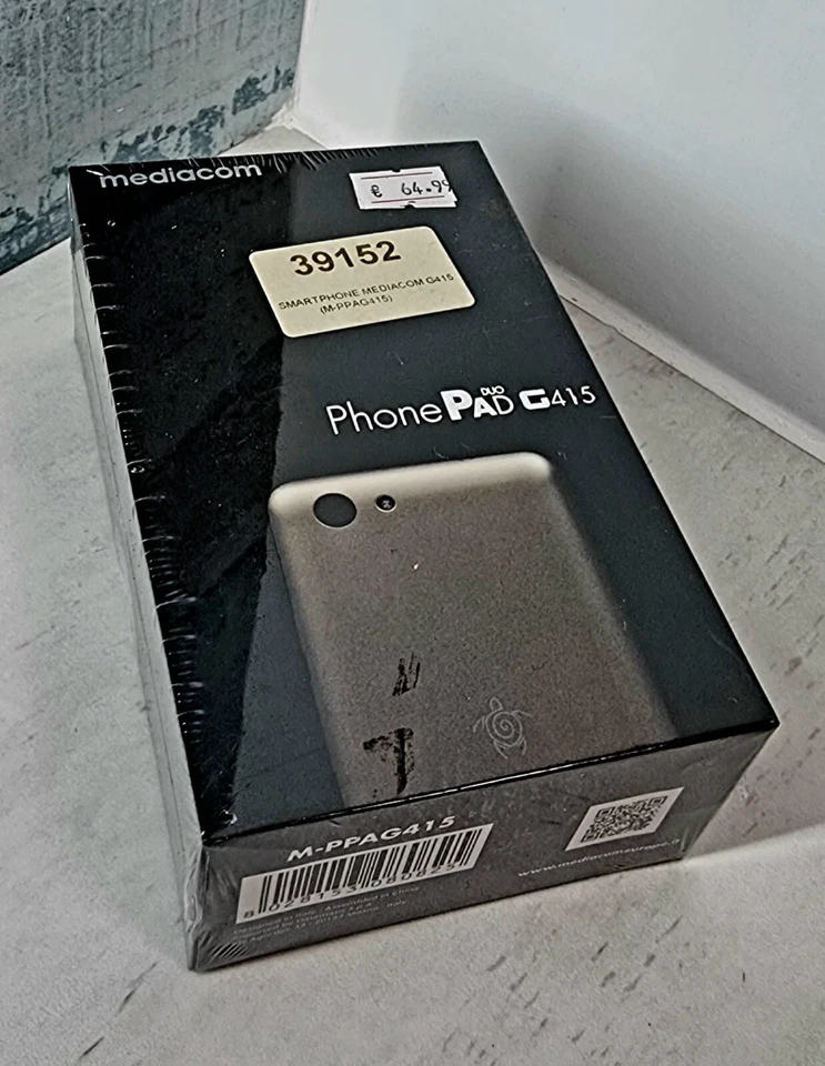 SMARTPHONE MEDIACOM PHONEPAD DUO G4 DUALSIM 4" QUADCORE 1,3GHZ - Immagine 1 di 4