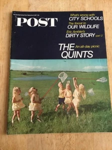 Post September 9, 1967 Magazine, Full Coke Ad Back Cover, “The Fisher Quints” - Picture 1 of 10