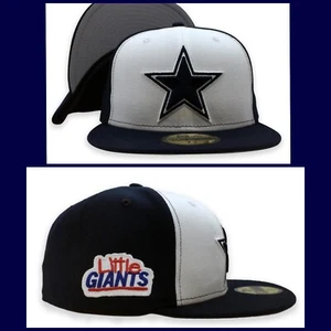 Exclusive New Era 59FIFTY 7 3/4 DALLAS COWBOYS - LITTLE GIANTS Patch Fitted Cap - Picture 1 of 6