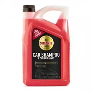 5L Simoniz Auto Shampoo & Carnauba PH Neutral Waschfahrzeug Wachs Seife Detailierung - Bild 1 von 1