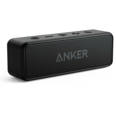 Anker Soundcore 2 Portable Bluetooth Speaker Stereo Bass Waterproof for Outdoor - Image 1 of 4