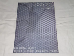 COVERT - SYDNEY STREET - TECHNO ELECTRO - A3 RAVE FLYER / POSTER - Bild 1 von 2
