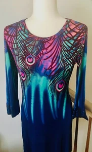 Matthew Williamson for H&M Peacock dress HM party sequin limited edition SZE 6US - Picture 1 of 6