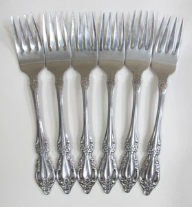 Oneida Raphael Forchette per Insalata Distinzione Deluxe HH Inox Lotto di 6 Forchette - Foto 1 di 5