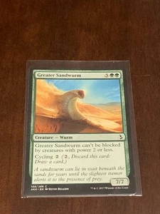 Magic the Gathering Amonkhet Greater Sandwurm - Picture 1 of 2