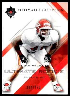 2004 Upper Deck Ultimate Collection Kris Wilson Rookie /750 Kansas City Chiefs - Image 1 of 2