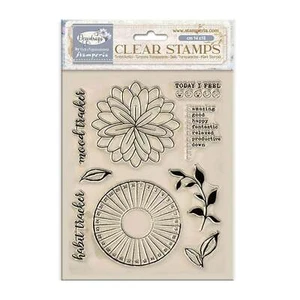 Stamperia Clear Stamps - Create Happiness Dewdrops - Habit Tracker - Picture 1 of 1