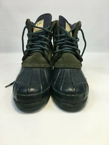 Vintage Skyr Ente blau & grün Wildleder wasserdichte Stiefel 9 - Bild 1 von 11