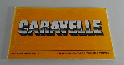 Manuale Dell'Owner / Manuale Plymouth Caravelle Anno 1983 - Immagine 1 di 2