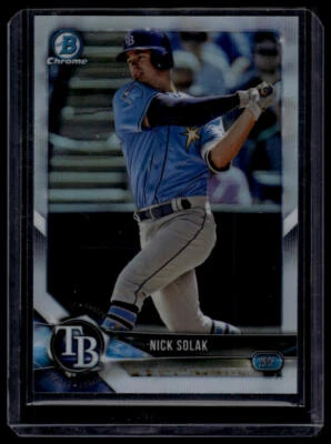 2018 Bowman Draft #BDC-46 Nick Solak Chrome Refractors - Image 1 of 2