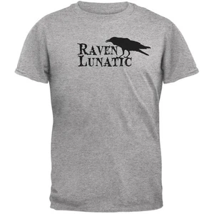 Halloween Raven Lunatic Heather Grey Youth T-Shirt - Picture 1 of 1