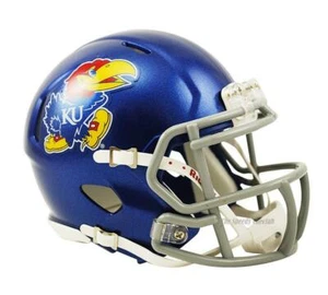 Kansas Jayhawks Riddell Speed Mini Football Helm - Bild 1 von 3