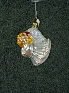 Inge Glas Ornament - Sweet Angels - blau - Bild 1 von 1