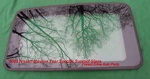 2003 NISSAN MAXIMA YEAR SPECIFIC OEM FACTORY SUNROOF GLASS FREE SHIPPING - Picture 1 of 12