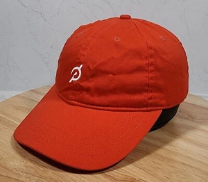 Peloton Adjustable Hat Cap Orange White Embroidered Logo Together We Go Far - Picture 1 of 9