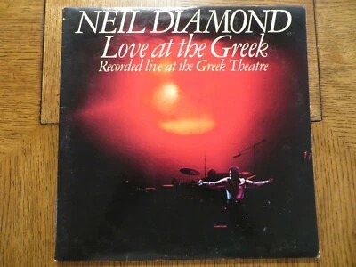 Neil Diamond – Love At The Greek - 1977 - Columbia KC2 34404 Vinyl 2xLP VG+/VG+! - Imagem 1 de 4