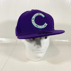 Crooks & Castles 59Fifty New Era Hat Fitted Cap Purple Size 8 - Picture 1 of 5