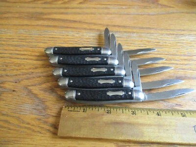 5 New Old Stock 2 Blade Pocket Knifes Colonial Knife USA. - Image 1 of 4