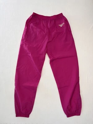 Vintage Reebok Hot Pink Nylon Track Pants 90s XL WindBreakers - Image 1 of 4