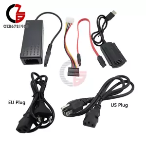 SATA PATA IDE to USB 2.0 Adapter Converter Cable For 2.5 / 3.5 Inch Hard Drive - Picture 1 of 21