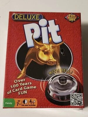 Pit Deluxe Famoly Juego de Cartas con Campana El Mercado Movimientos Ganadores Juego Clásico Foto 1 de 3