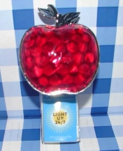 BATH & BODY WORKS FIBER OPTIC 3D APPLE NIGHT LIGHT UP WALLFLOWER FRAGRANCE PLUG - Picture 1 of 1