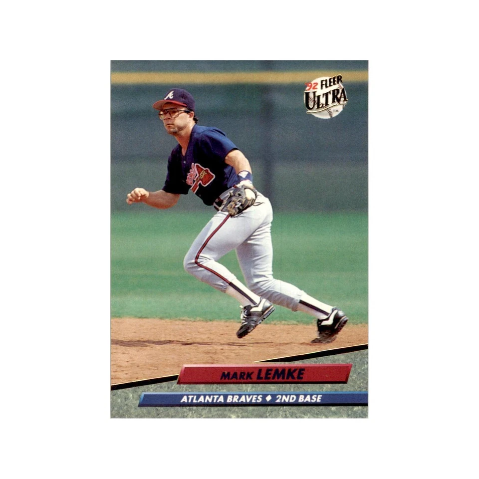 1992 Fleer Ultra Mark Lemke Baseball Cards #165 - Image 1 of 3