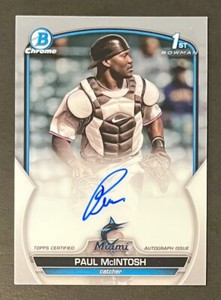 ⚾(you pick) Miami Marlins 2023 Bowman Chrome  🔵⚫