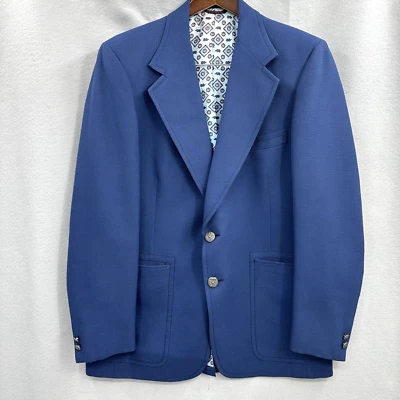 VTG Jack Nicklaus Blazer Jacket Golf  Sport Coat Mens 44 R Golden Bear READ Marx - Image 1 of 4