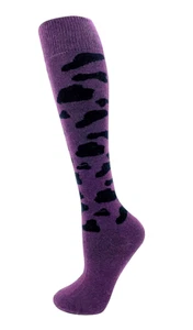  Baumwollreiche kniehohe Damensocken aus Kuhdesign Einheitsgröße 4 - 8 - Bild 1 von 20