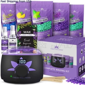 Professional Wax Warmer Heater Hair Removal Depilatory Home Waxing Kit Beans USA - Picture 1 of 16
